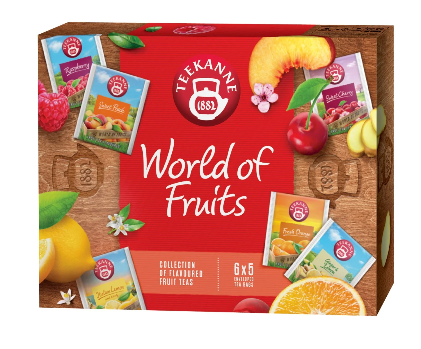 Teekanne World of Fruits Collection porcovaný čaj 6x5 ks