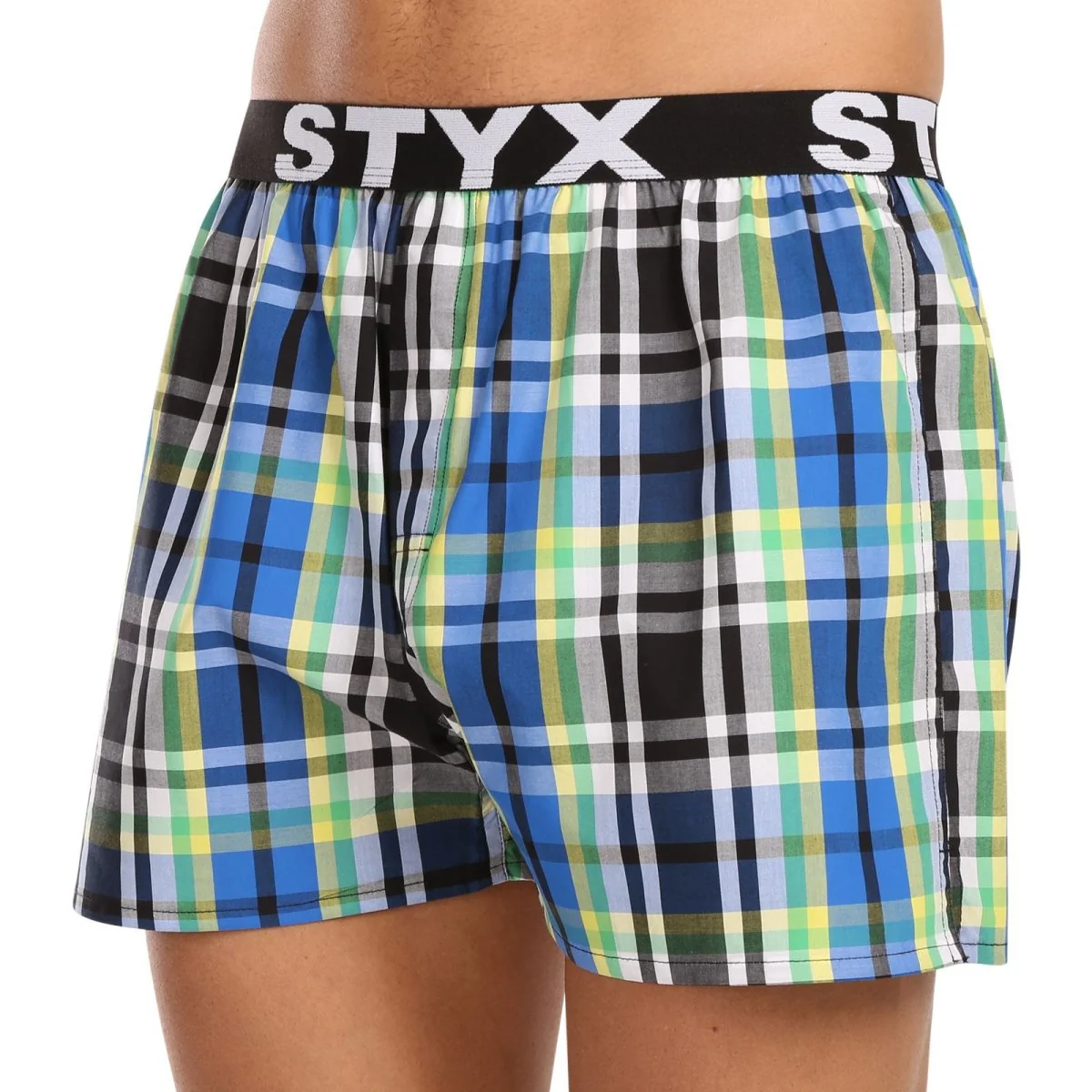 Styx 3PACK pánské trenky sportovní guma vícebarevné (3B11789) L 