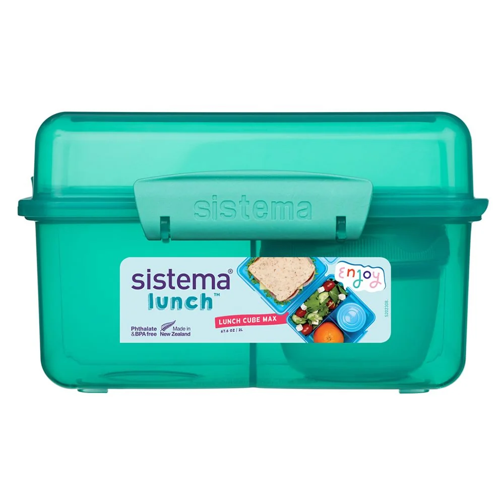 Sistema Lunch 3 komorová krabička s kelímkem 2 l mix