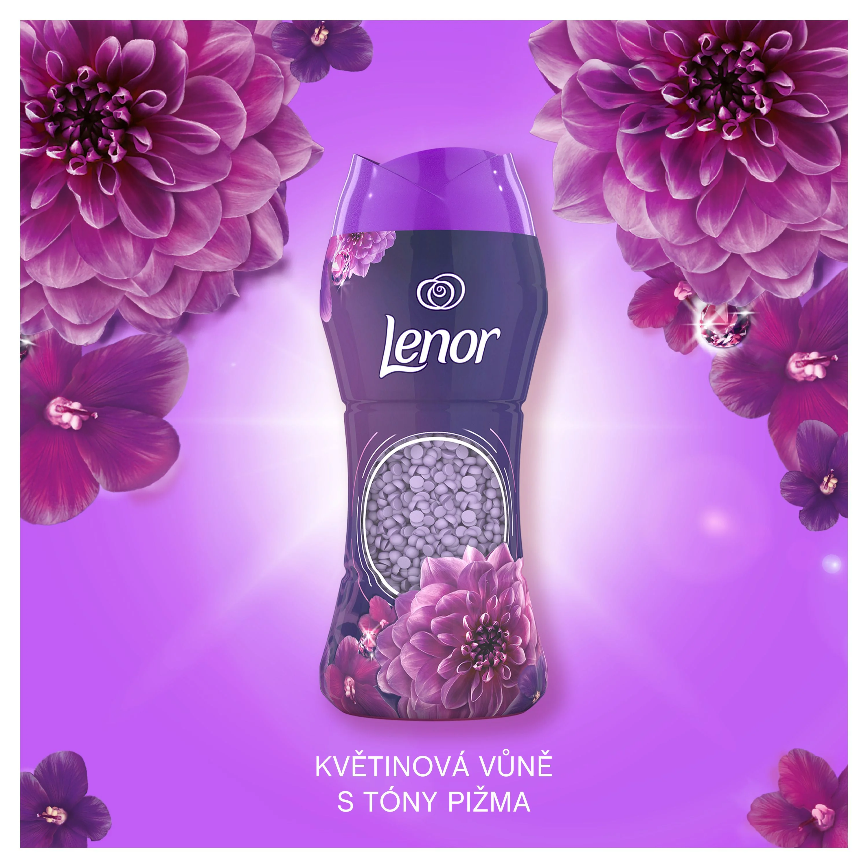 Lenor Vonné perličky Amethyst & Floral Bouquet 210 g