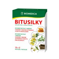 Biomedica Bitusilky bylinné pastilky s medem
