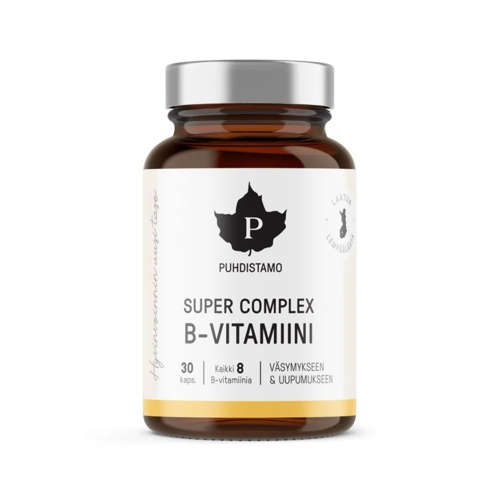 Puhdistamo Super Vitamin B Complex 30 kapslí