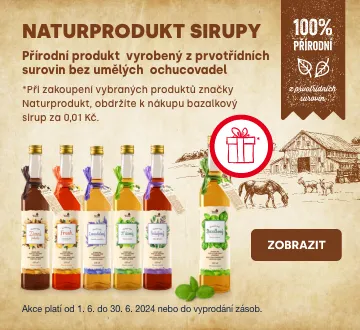 Naturprodukt sirupy NAVÍC bazálkový (červen 2024)