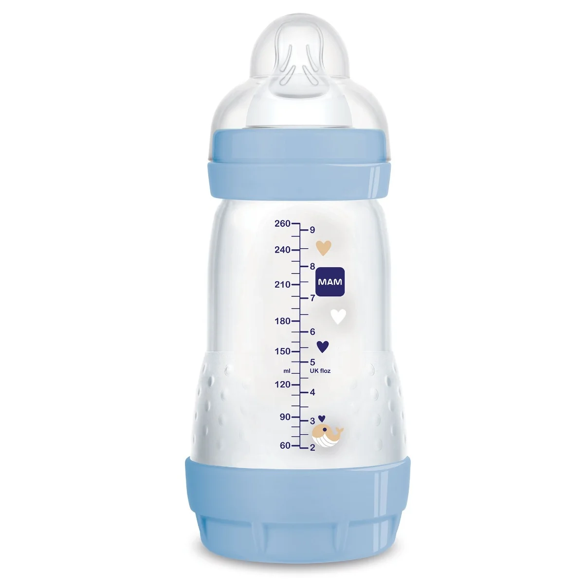 MAM Láhev Anti-Colic 2m+ 260 ml 1 ks modrá