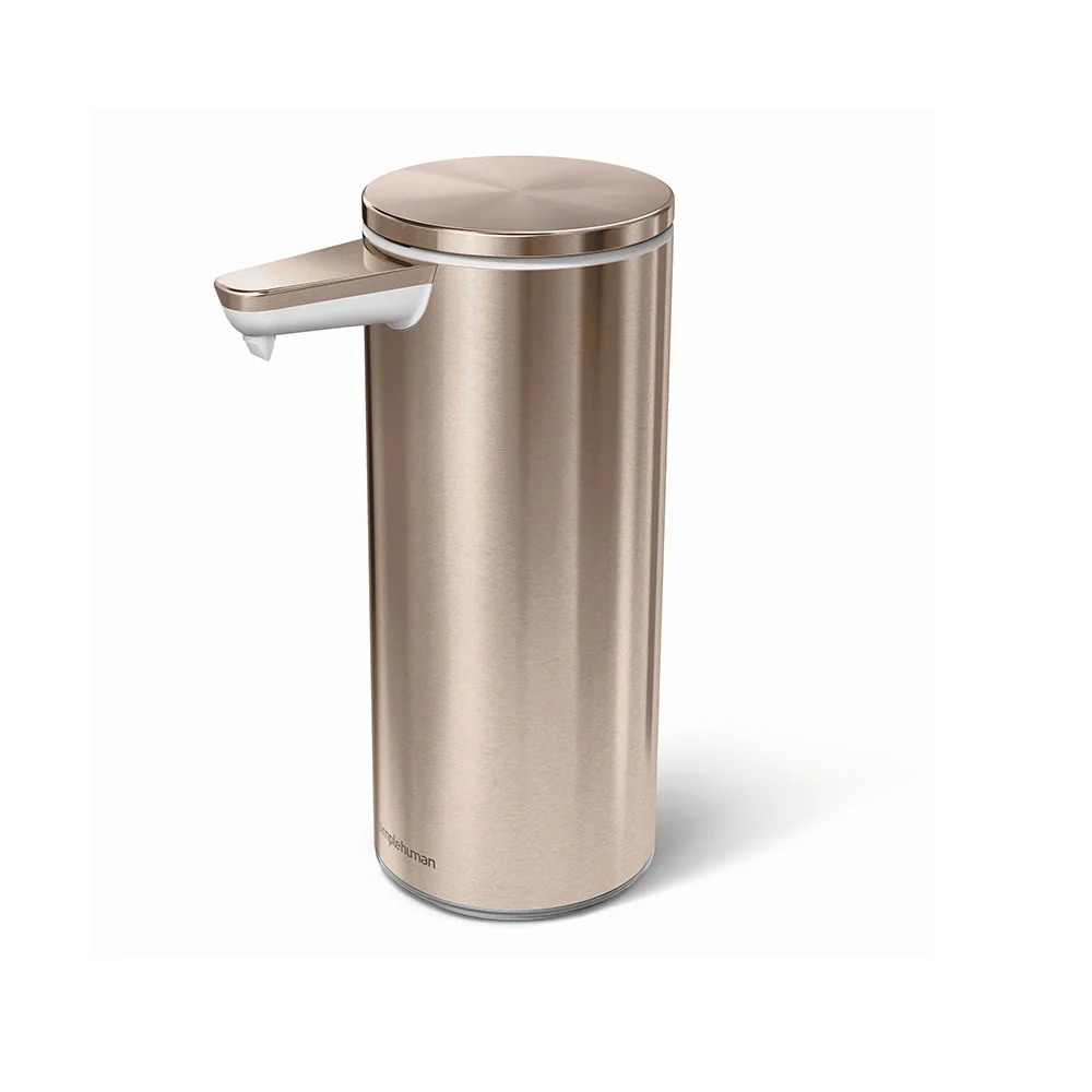 Simplehuman Bezdotykový dávkovač mýdla dobíjecí 266 ml rose gold ocel