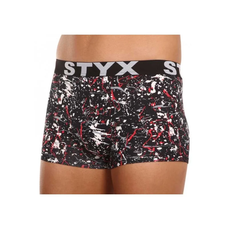 Styx 5PACK pánské boxerky art sportovní guma vícebarevné (G85052535759) M 