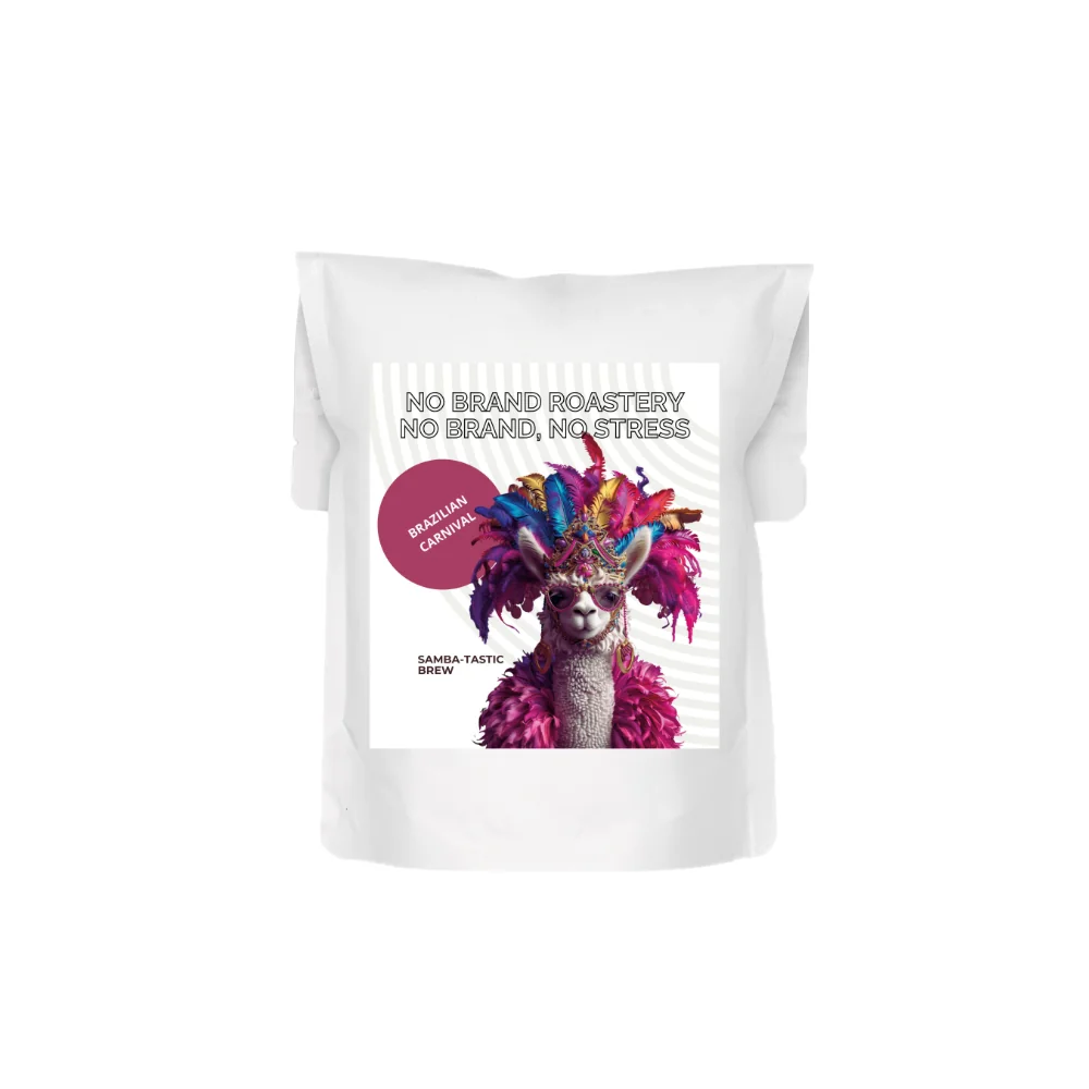 No Brand Roastery Brazilian Carnival Carmo De Mata zrnková káva 250 g