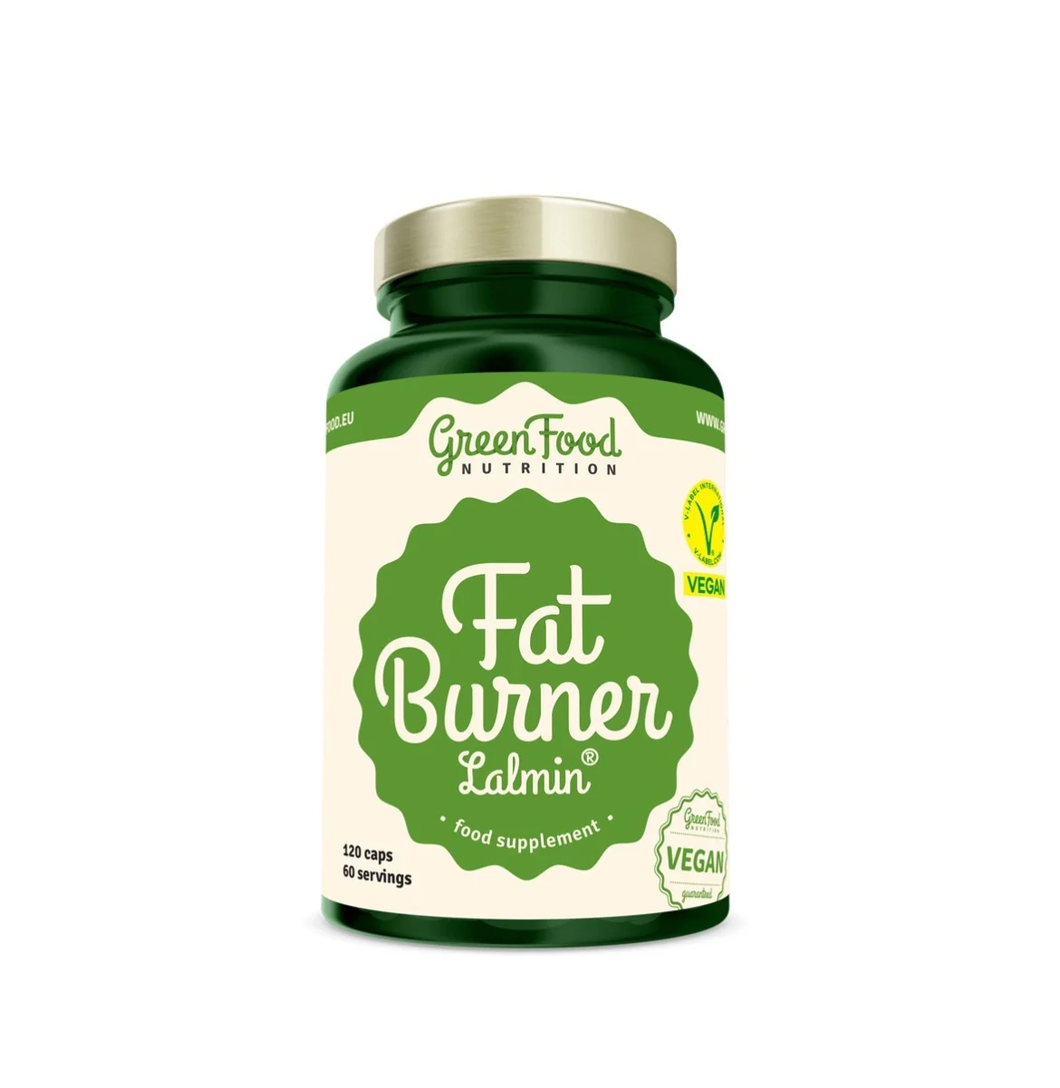 GreenFood Nutrition Fat Burner Lalmin 120 kapslí