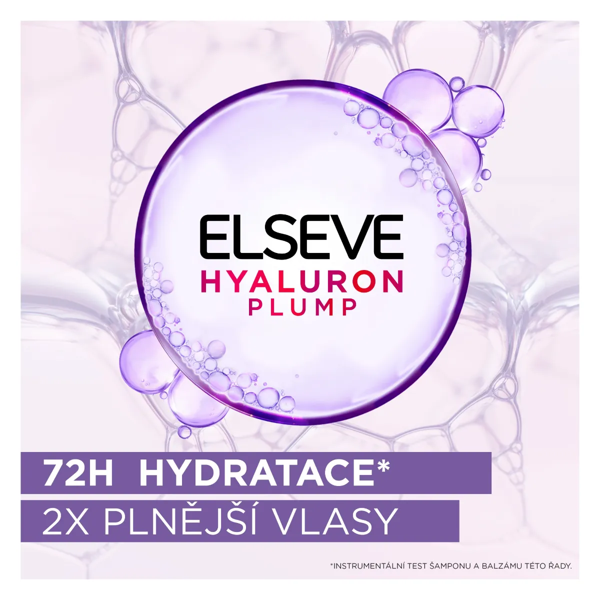 Loréal Paris Elseve Hyaluron Plump 72H hydratační balzám s kyselinou hyaluronovou 400 ml