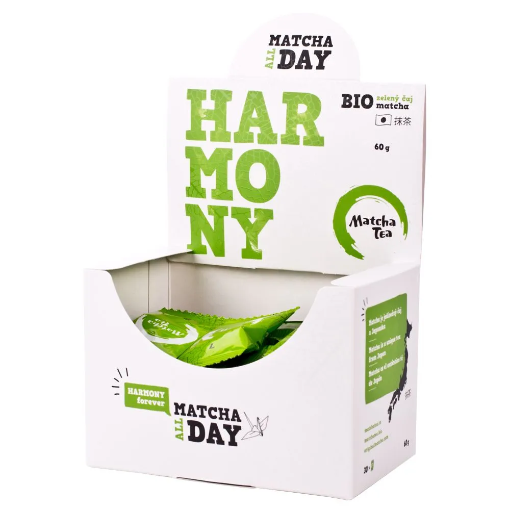 Matcha Tea BIO Harmony zelený čaj 30x2 g