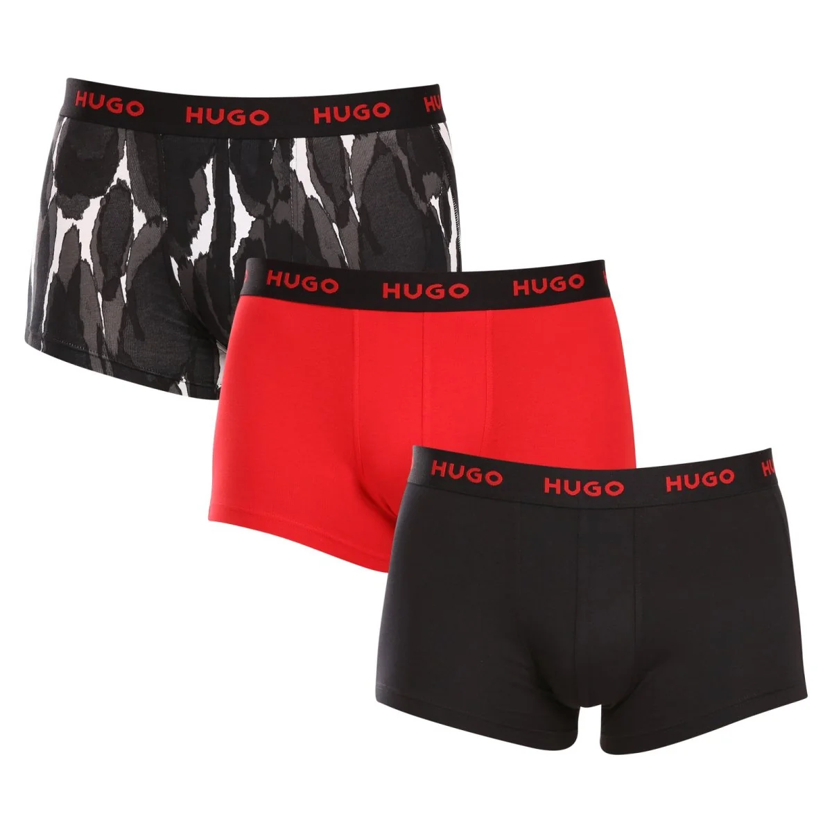 HUGO 3PACK pánské boxerky vícebarevné (50480170 022) L 