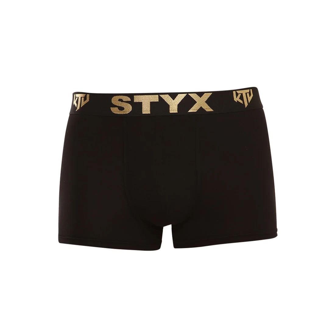 Styx Pánské boxerky / KTV sportovní guma černé - černá guma (GTC960) XXL 