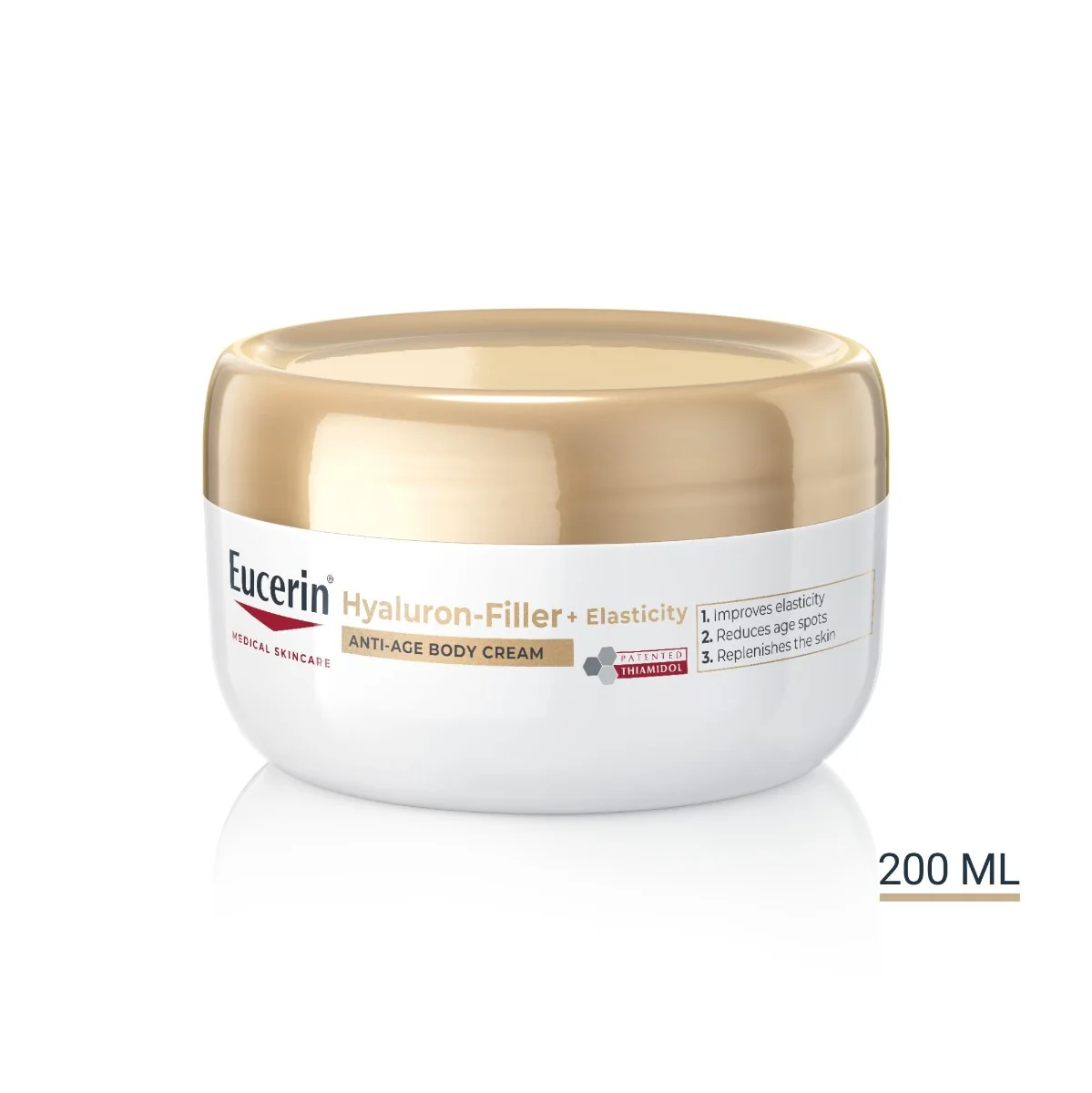 Eucerin Hyaluron-Filler + Elasticity tělový krém s omlazujícím účinkem 200 ml