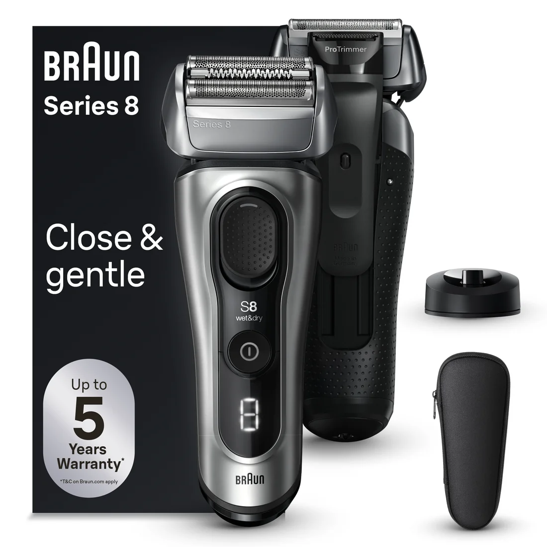 Braun Series 8 8517s pánský holicí strojek silver