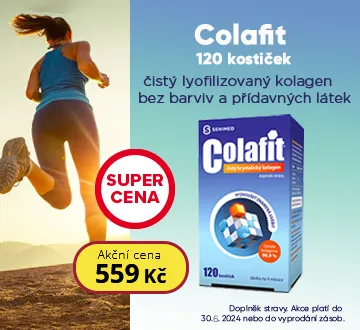 Colafit 120 kostiček 559 Kč (červen 2024)