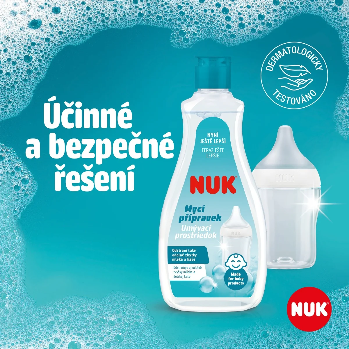 NUK Mycí prostředek na láhve a savičky 500 ml