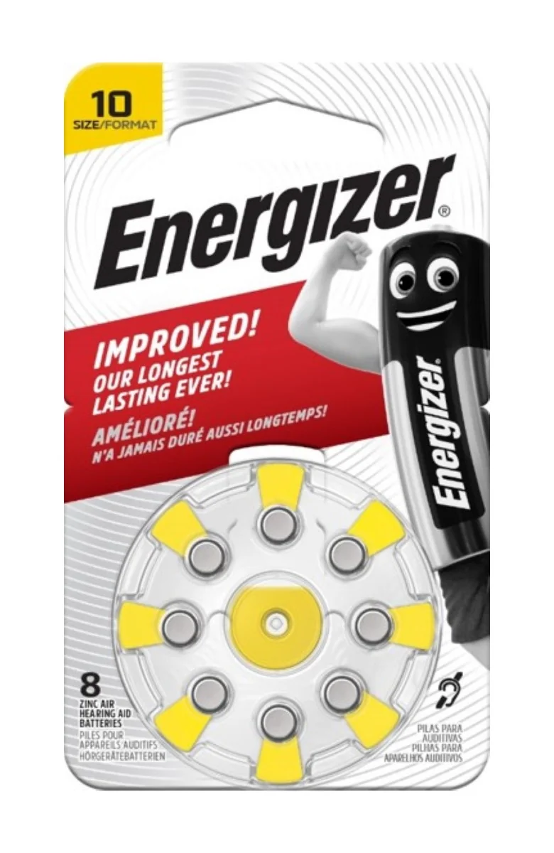 Energizer Zinc Air 10 baterie do naslouchadel 8 ks