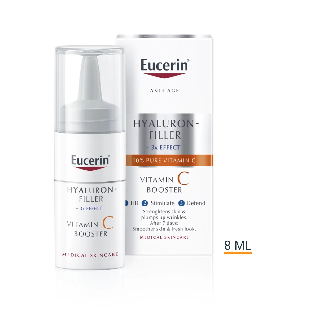 Eucerin Hyaluron-Filler + 3x Effect Vitamin C booster proti vráskám 8 ml