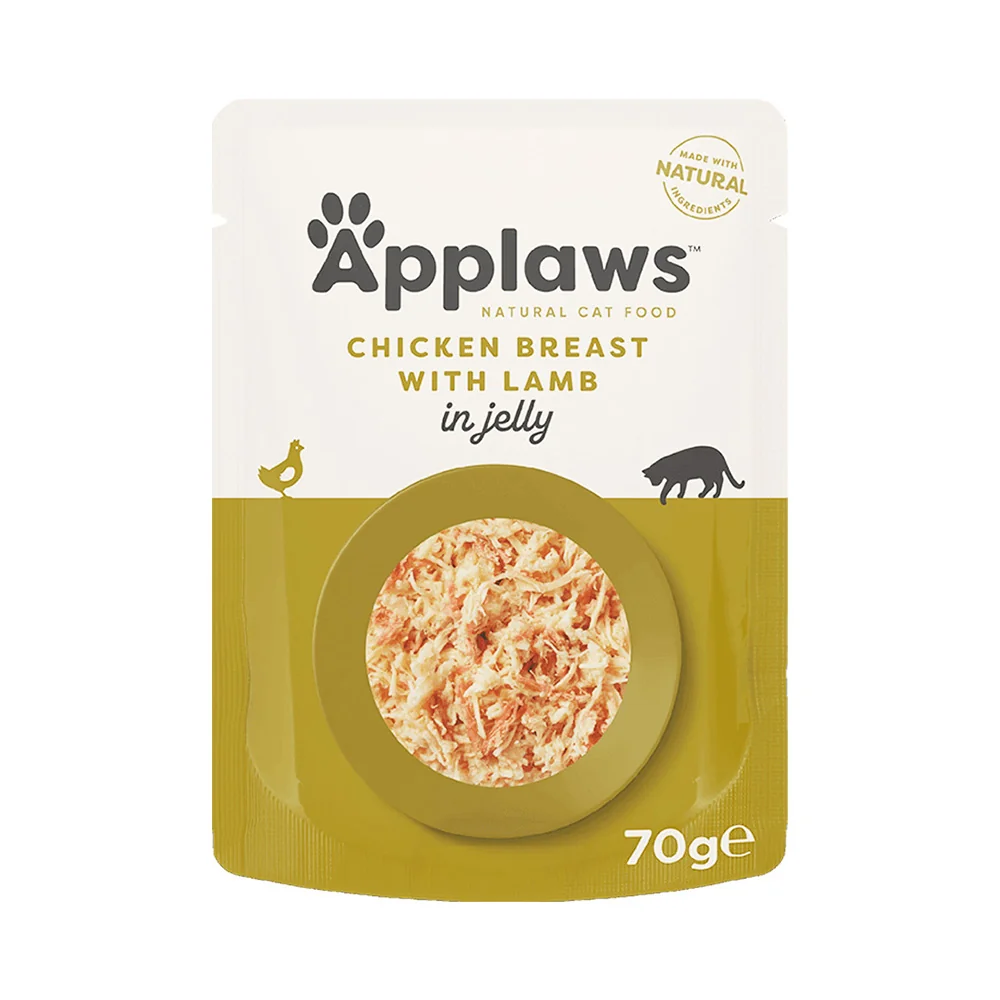 Applaws Cat Jelly Kuřecí s jehněčím kapsička 70 g