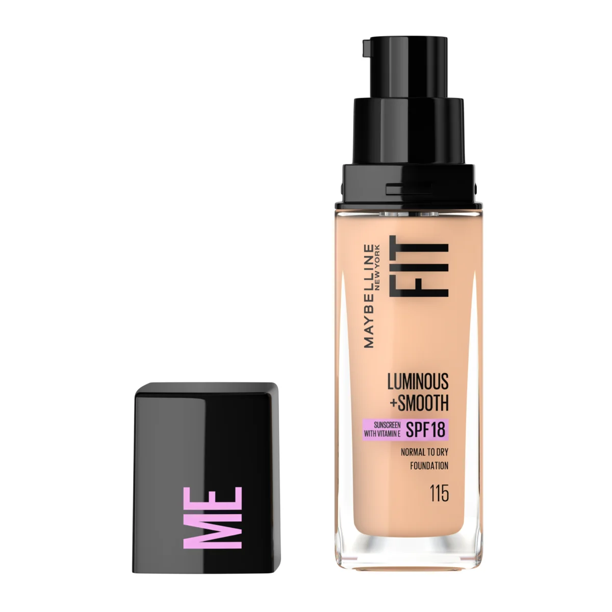 Maybelline Fit me Luminous + Smooth odstín 115 Ivory make-up 30 ml