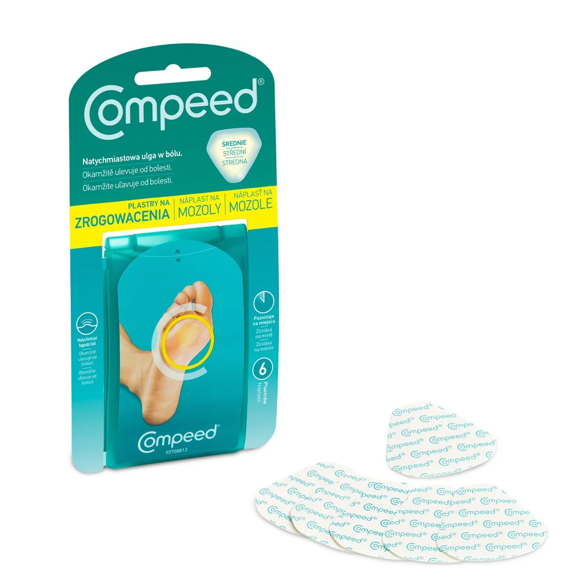 Compeed Náplast na mozoly 6 ks