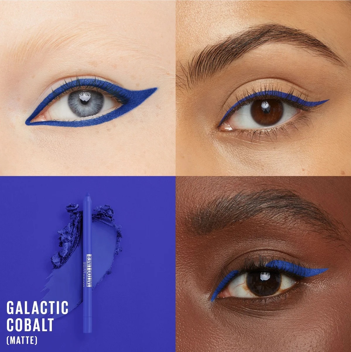 Maybelline Tattoo Liner Gel Pencil odstín 819 Galactic Cobal gelová tužka na oči 1,3 g