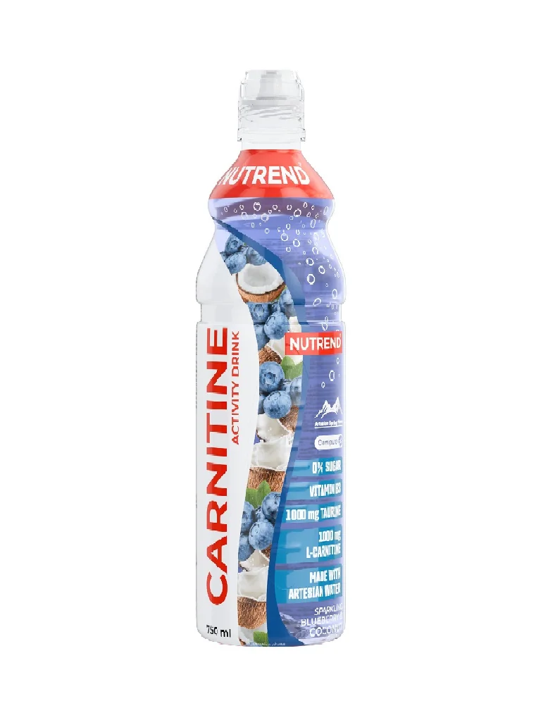 Nutrend Carnitine Activity Drink sycený kokos + borůvka 750 ml