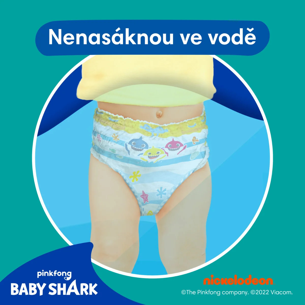 Pampers Splashers vel. 5–6 14 kg+ kalhotkové plenky 10 ks