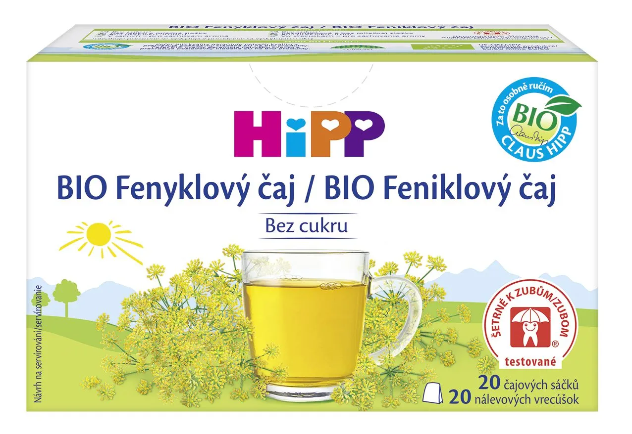 Hipp BIO Fenyklový čaj sáčky 20x1,5 g