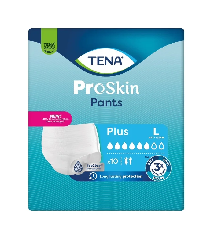 Tena Pants ProSkin Plus L inkontinenční kalhotky 10 ks