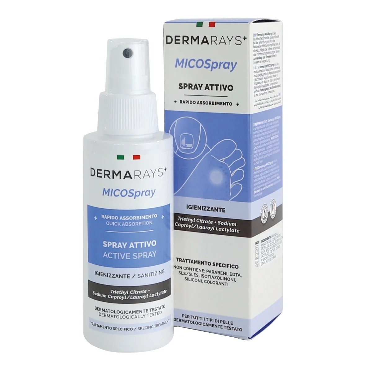 DERMARAYS MICOSpray dezinfekční a dermoprotektivní sprej 100 ml