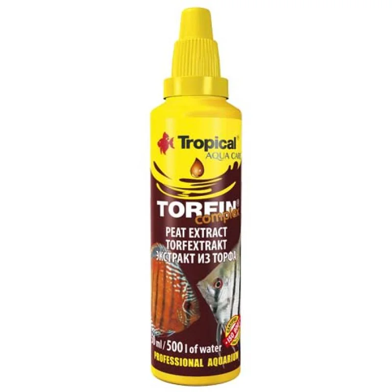 Tropical Torfin Complex 50ml na 500l přípravek na úpravu vody z extraktu z rašeliny