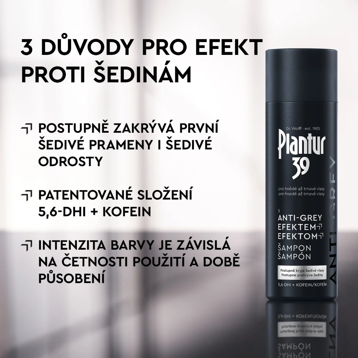 Plantur 39 Šampon s Anti-Grey efektem 200 ml