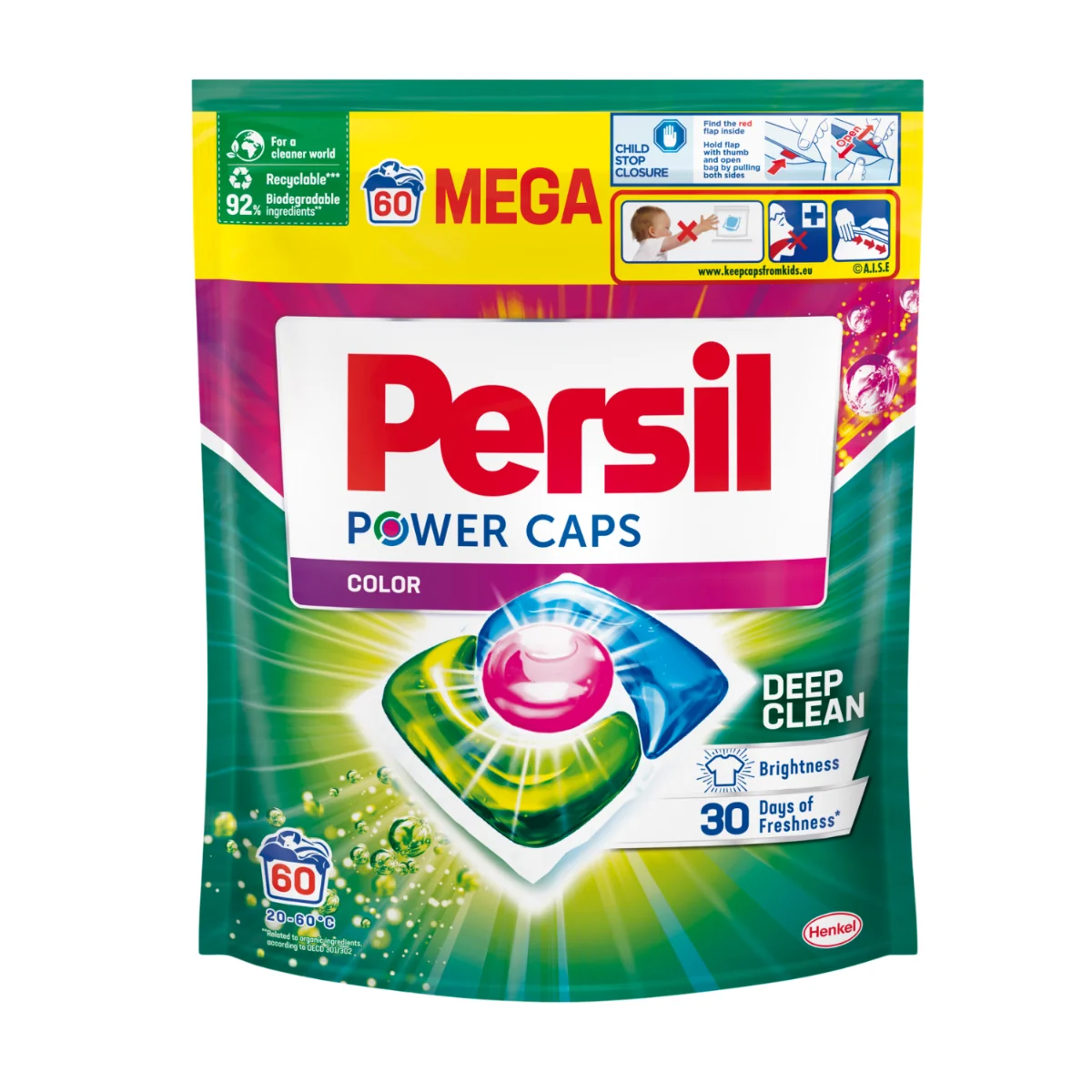 Persil Kapsle na praní Power Caps Color 60 dávek