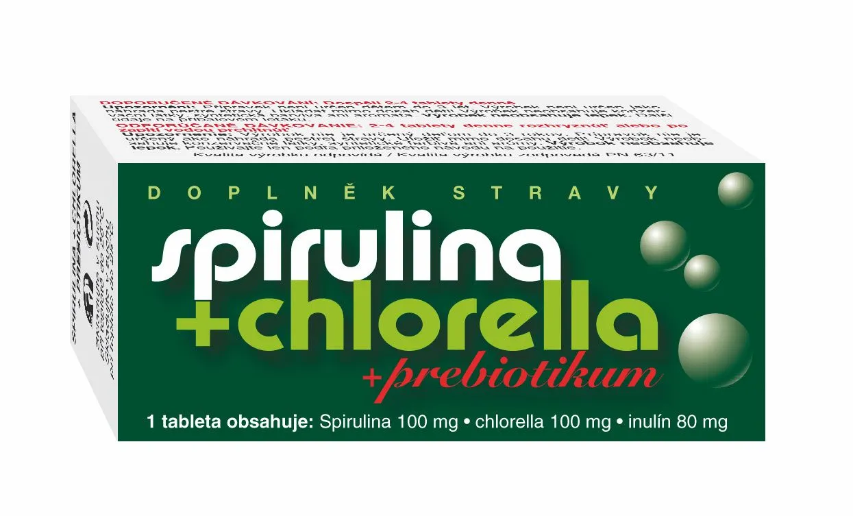 Generator passend kasteel Naturvita Spirulina + Chlorella + Prebiotikum 90 tablet