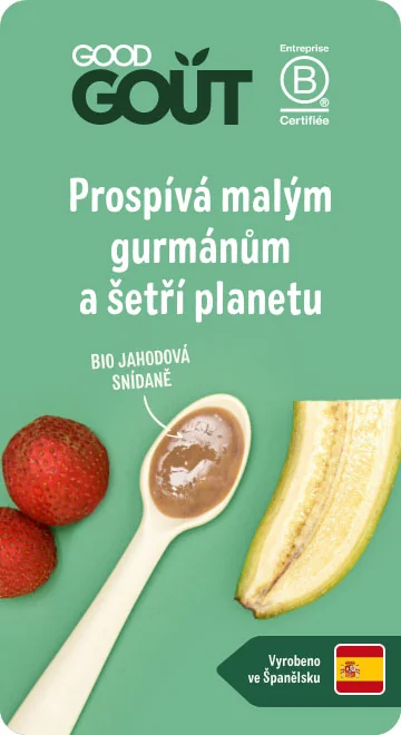 Good Gout BIO Jahodová snídaně 6m+ kapsička 70 g