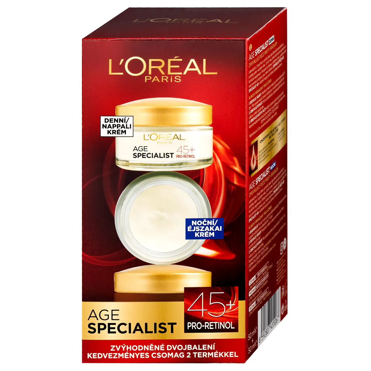 Loréal Paris Age Specialist 45+ Duopack denní + noční krém 2x50 ml