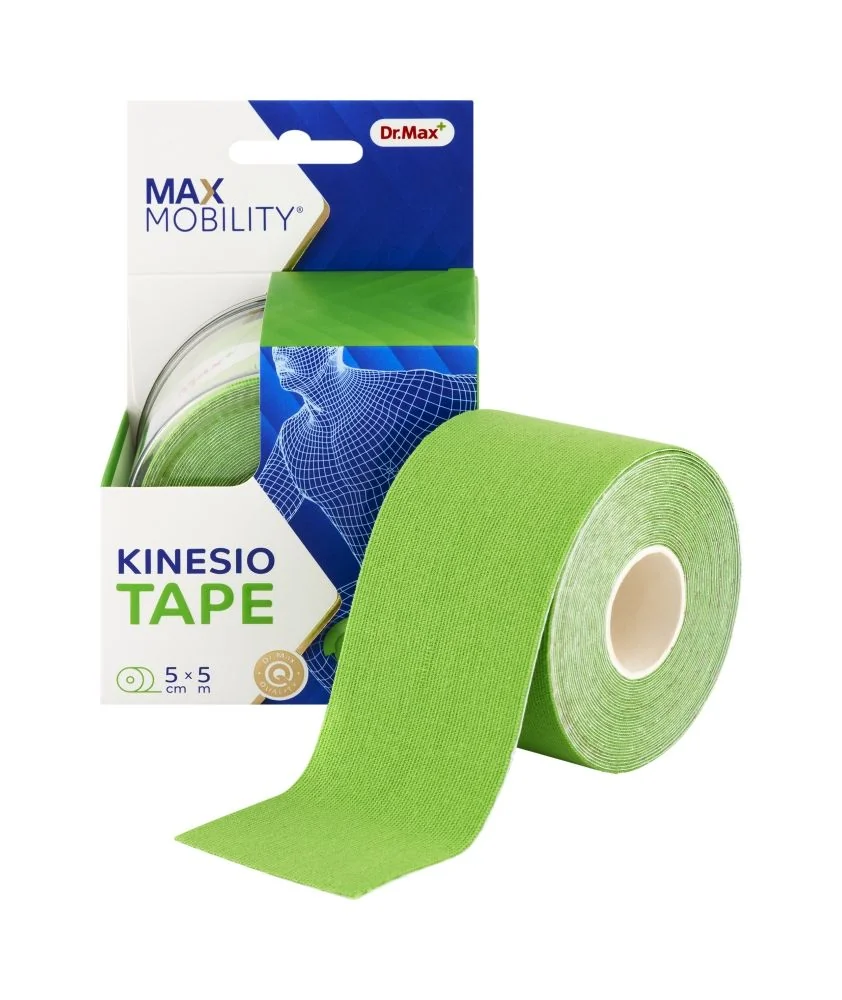 Dr. Max Kinesio Tape Green 5 cm x 5 m tejpovací páska 1 ks