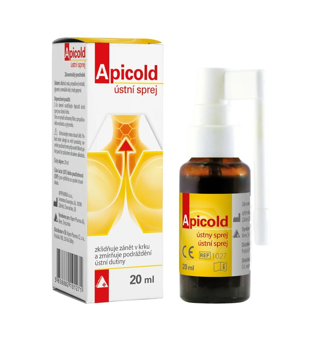 Apicold ústní sprej 20 ml