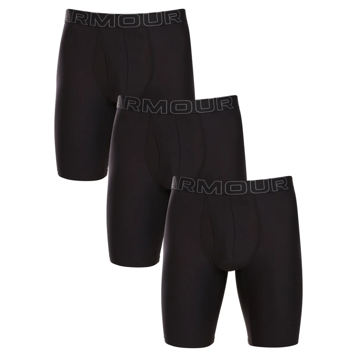 Under Armour 3PACK pánské boxerky černé (1383880 001) L