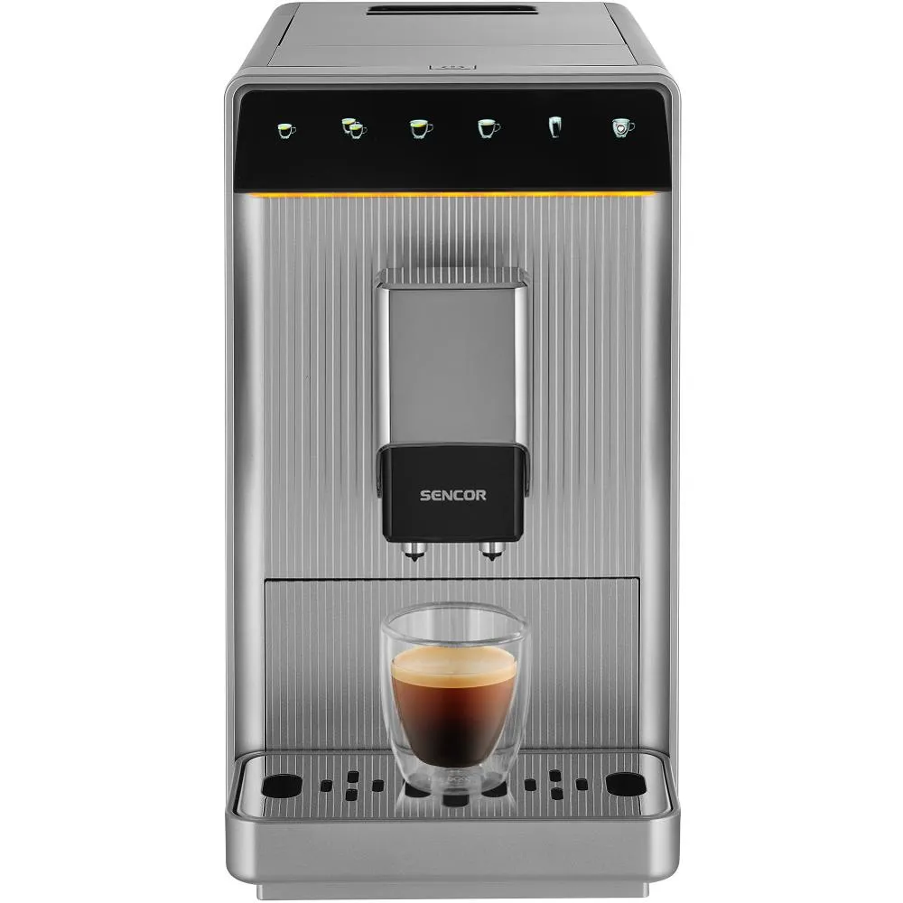 SENCOR SES 7300BK Espresso automatický kávovar černý/stříbrný