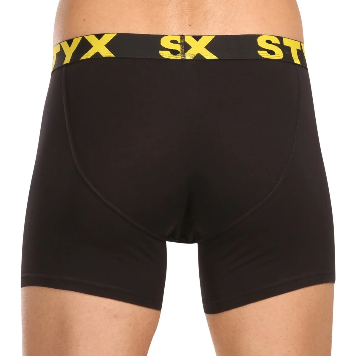 Styx 10PACK pánské boxerky long sportovní guma černé (10U9601) L 