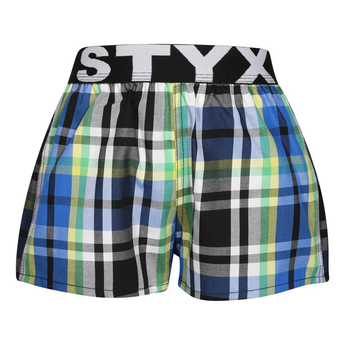 Styx 3PACK dětské trenky sportovní guma vícebarevné (3BJ11789) 6-8 let 