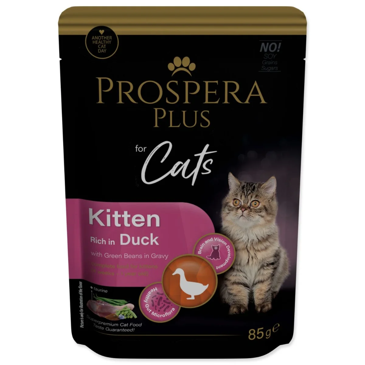 PROSPERA Plus Kitten Duck Green Beans kapsička 85 g