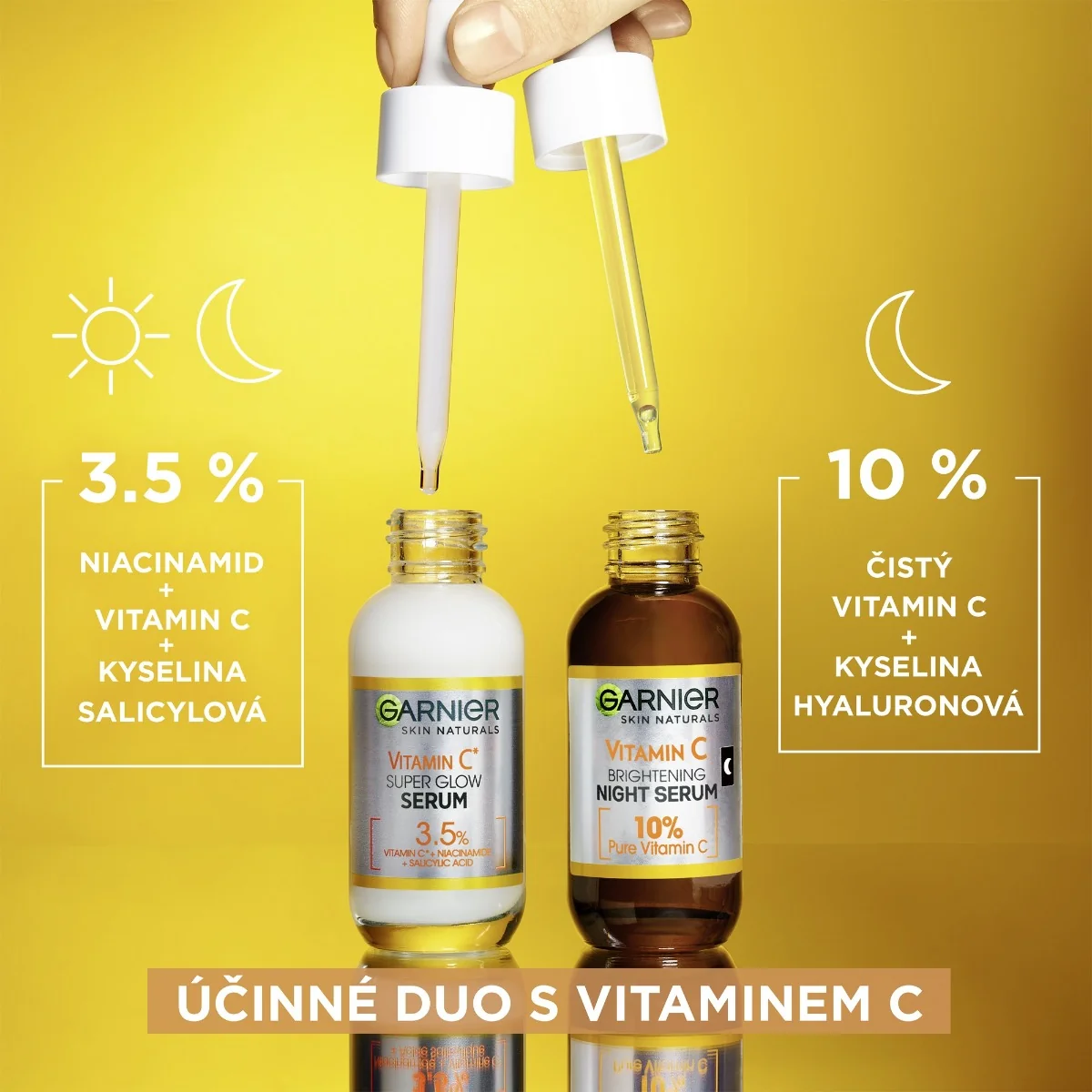 Garnier Skin Naturals Rozjasňující noční sérum s vitaminem C 30 ml