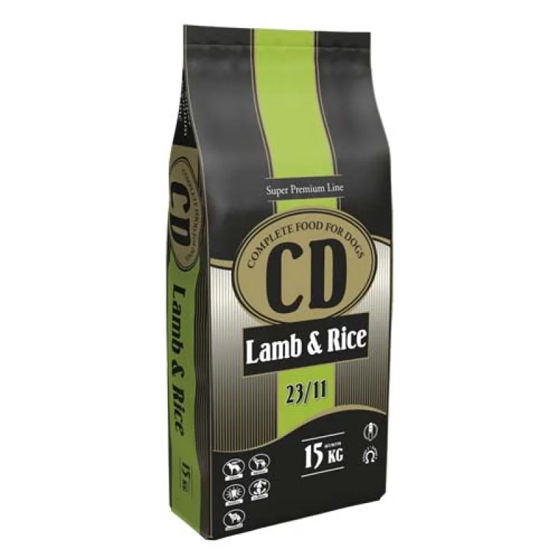 Delikan CD Lamb and Rice 23/11 15kg Kompletní superprémiové krmivo s jehněčím mase