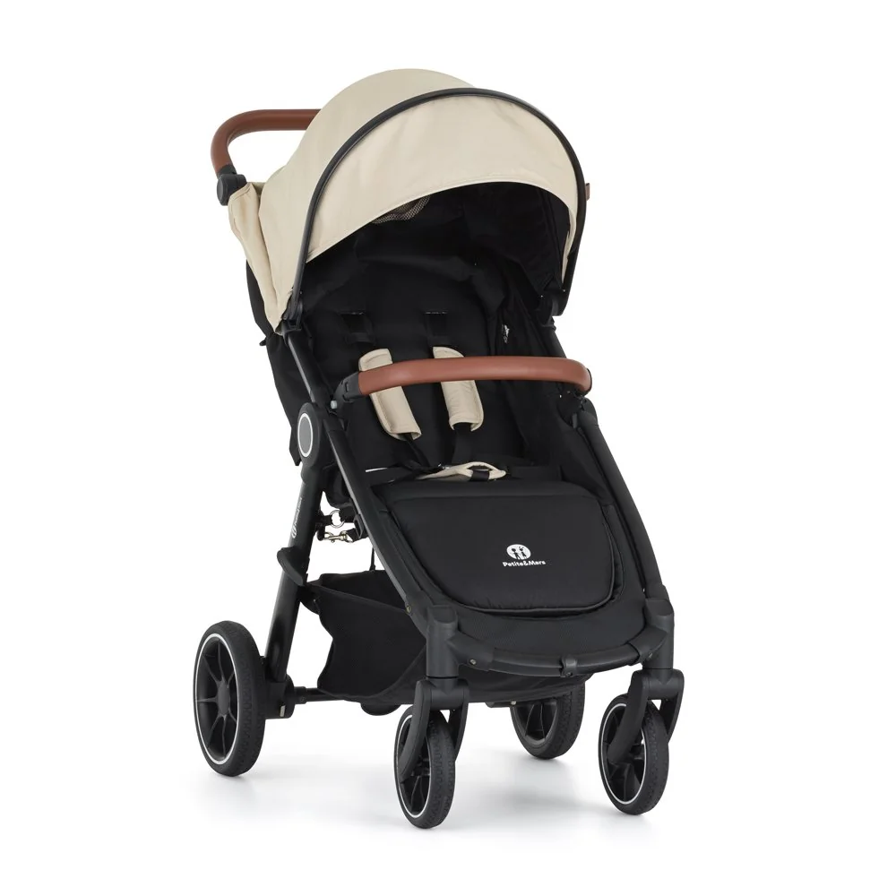 Petite&Mars Kočárek sportovní Street2 RWS Oak Saharara Beige