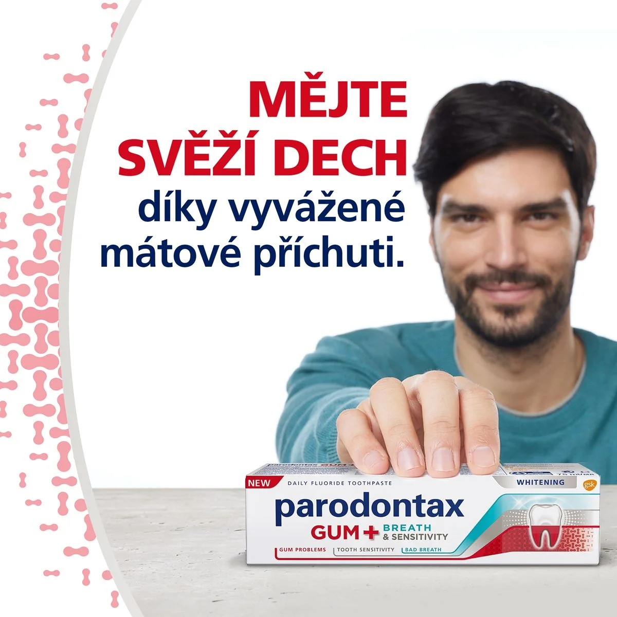 Parodontax GUM AND SENS WHITENING zubní pasta 75 ml