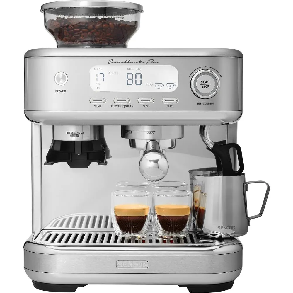 SENCOR SES 6050SS Espresso pákový kávovar stříbrný