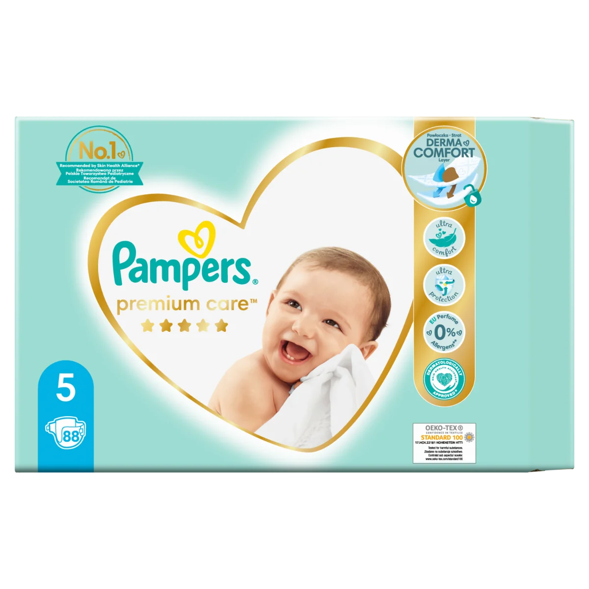 Pampers Premium Care vel. 5 11–16 kg dětské pleny 88 ks